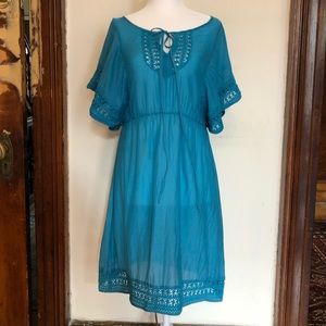 Anthropologie HD in Paris crochet Tunic Dress